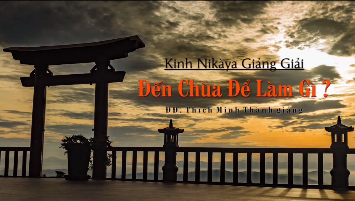 Kinh NIKAYA Giảng Giải - Đến Chùa Để Làm Gì? Kinh NIKAYA Giảng Giải - Đến Chùa Để Làm Gì?