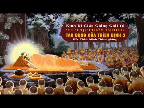 Kinh Di Giáo 16 - Tu Tập Thiền Định 6 - Tác Dụng của Thiền Định 3 Kinh Di Giáo 16 - Tu Tập Thiền Định 6 - Tác Dụng của Thiền Định 3
